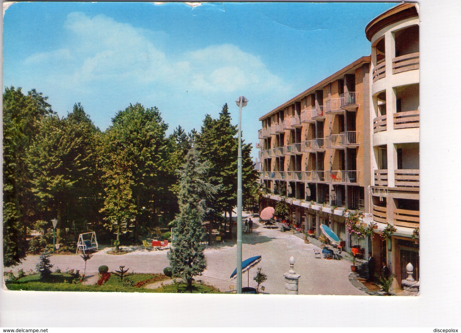 U4255 Cartolina ABANO TERME (padova) HOTEL TERME ITALIA _ Ed A.B.A. - Altri & Non Classificati