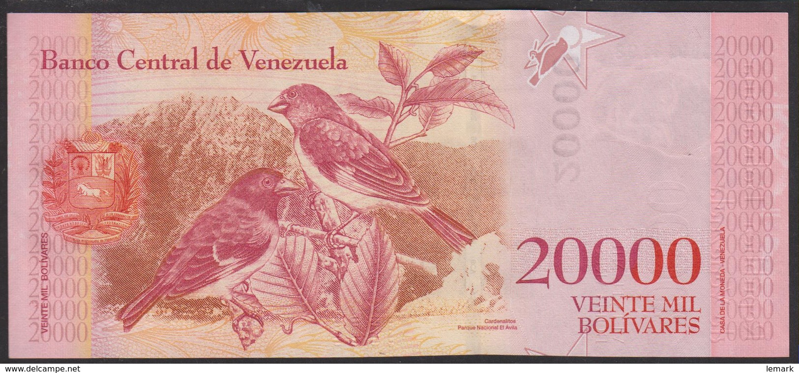 Venezuela 20000 Bolivares 2017 P99 UNC - Venezuela
