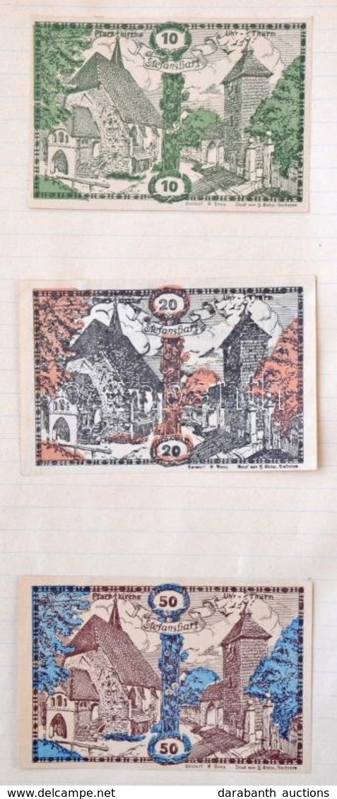 Ausztria ~1920. ~608db-os Szükségpénz Gyűjtemény, Nagyrészük A Felső-ausztriai Területről. Mind Füzetbe Rögzítve Egy-egy - Zonder Classificatie