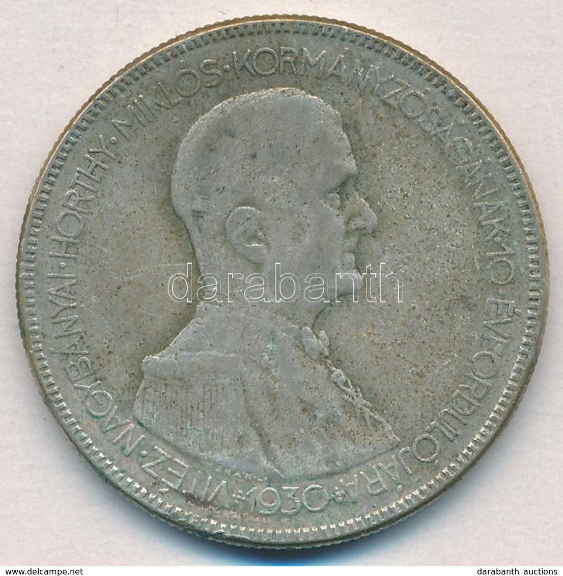 1930. 5P Ag 'Horthy Jobbra' T:3  
Adamo P8 - Zonder Classificatie