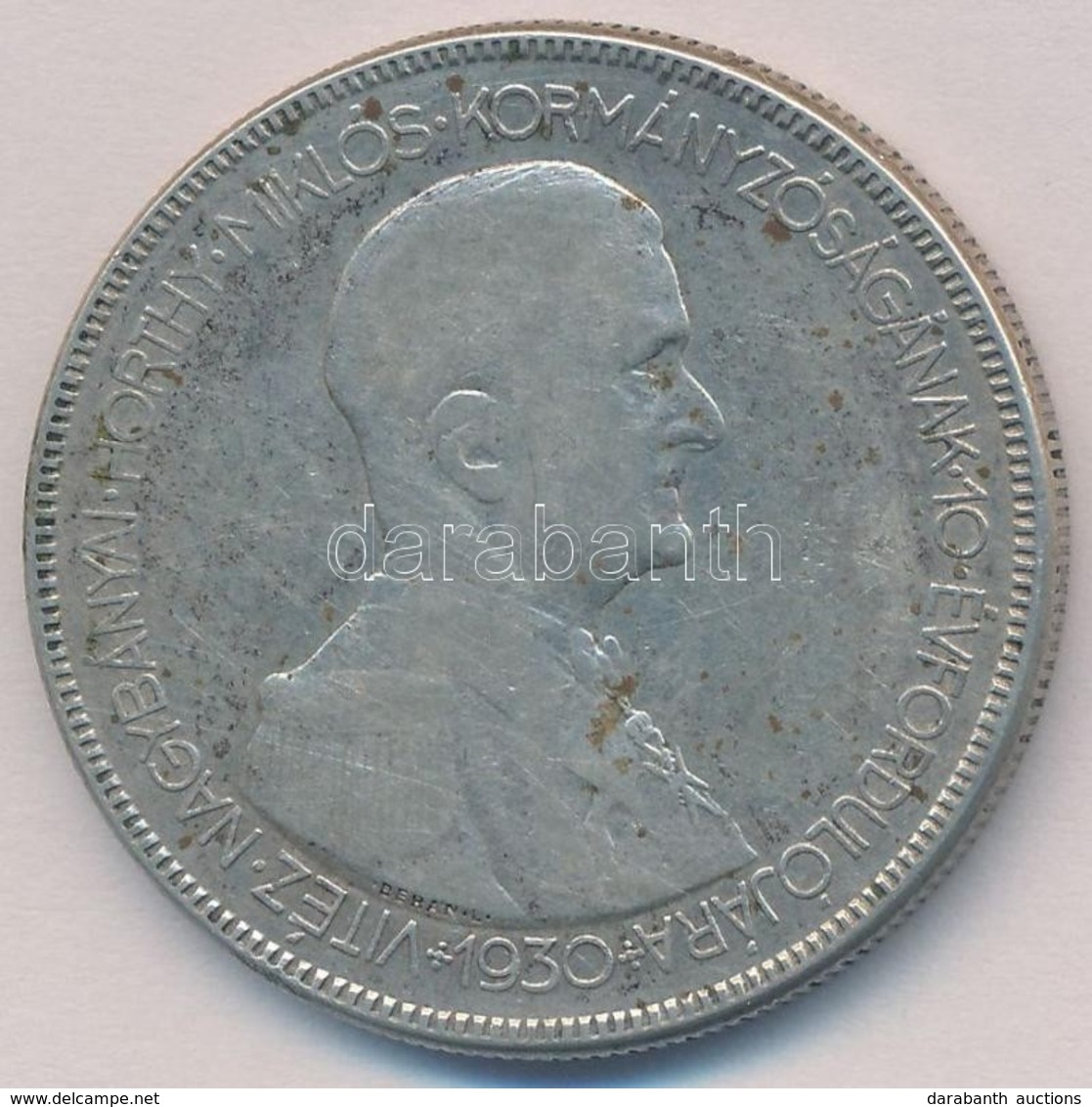 1930. 5P Ag 'Horthy Jobbra' T:2-
Adamo P8 - Unclassified