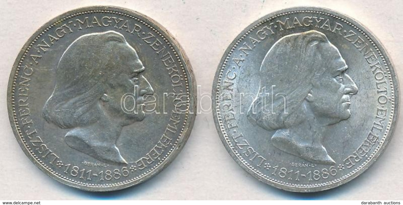 1936. 2P Ag 'Liszt Ferenc' T:1-,2 Kis Patina
Adamo P7.3 - Zonder Classificatie