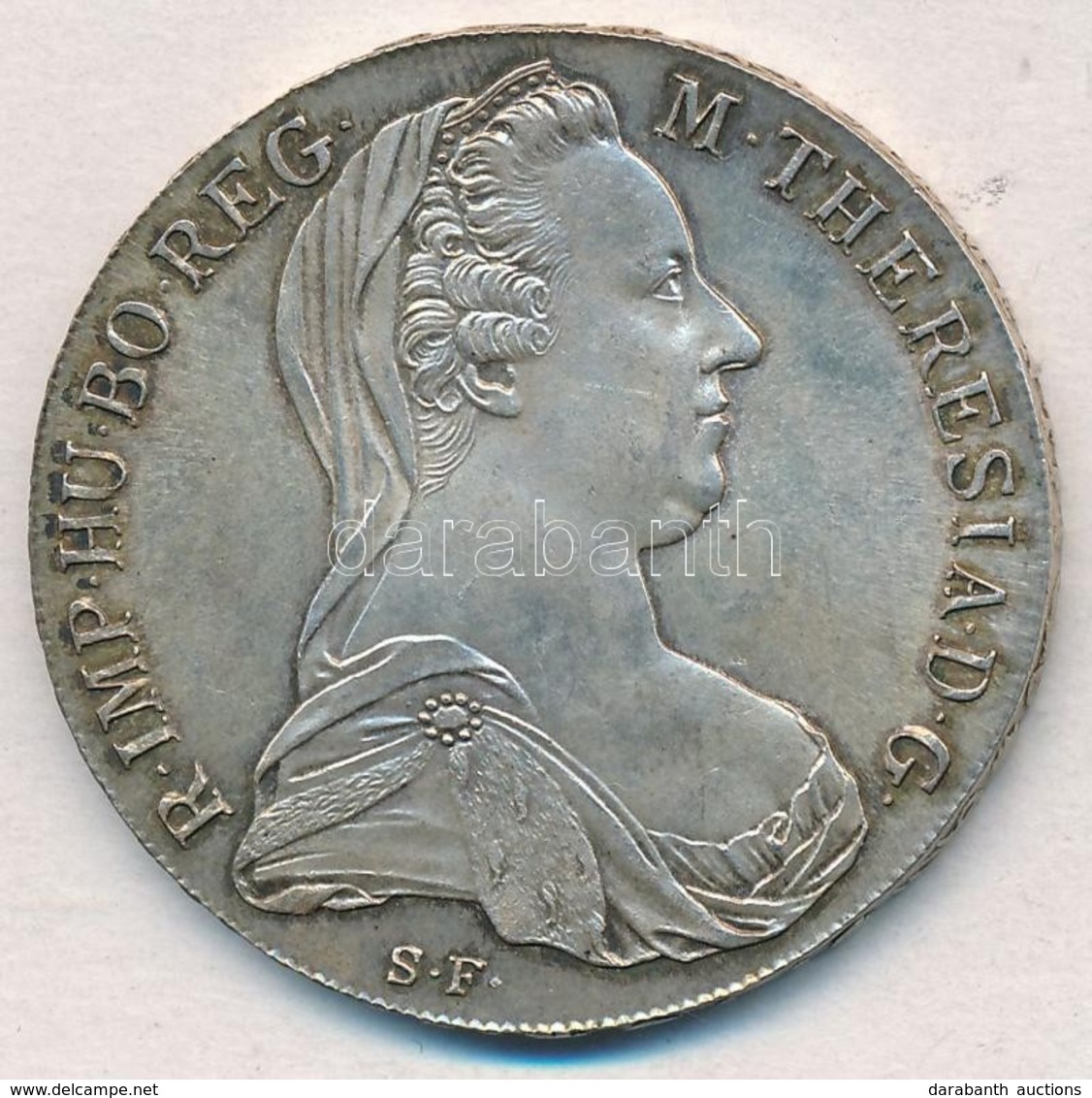 Ausztria 1780SF Tallér Ag 'Mária Terézia' Utánveret,T:1- Austria 1780SF Thaler Ag 'Maria Theresia' Restrike C:AU - Zonder Classificatie