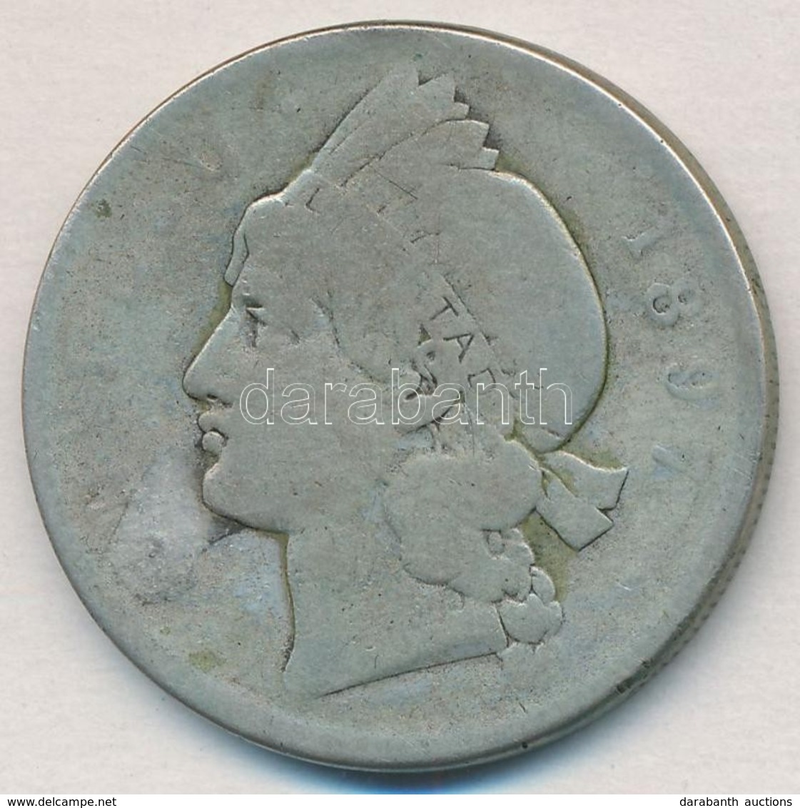 Dominikai Köztársaság 1897. 1P Ag T:3
Dominican Republic 1897. 1 Peso Ag C:F - Zonder Classificatie