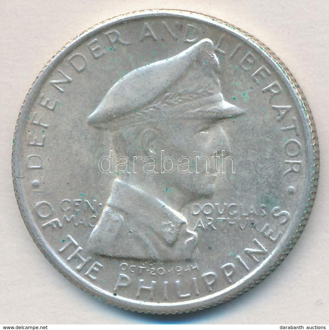 Fülöp-szigetek 1947S 1P Ag T:2
Philippines 1947S 1 Peso Ag C:XF
Krause KM#185 - Zonder Classificatie