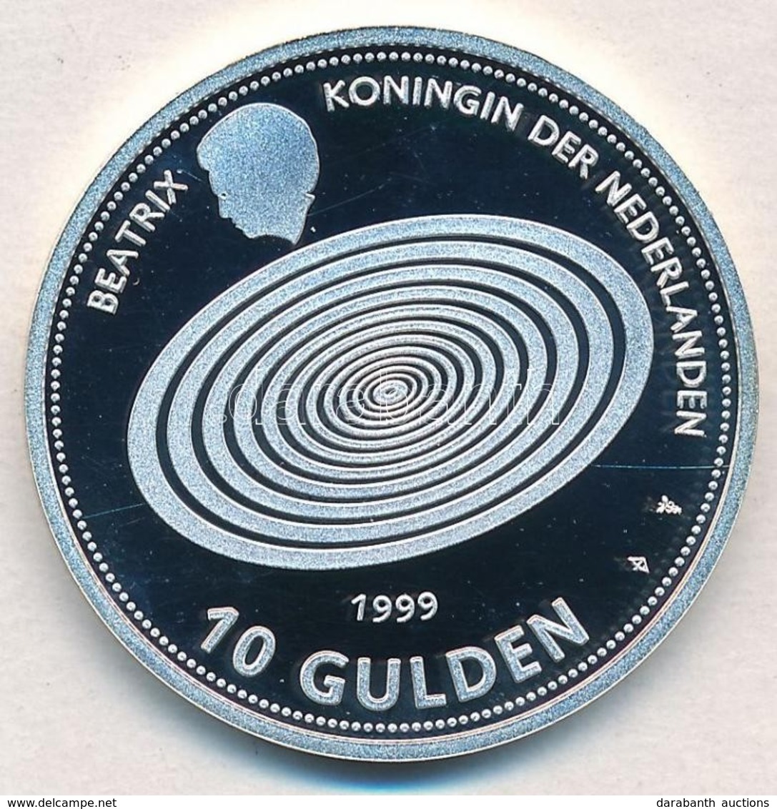 Hollandia 1999. 10G Ag 'Millenium' Dísztokban, Tanúsítvánnyal T:PP
Netherlands 1999. 10 Gulden Ag 'Millenium' In Display - Zonder Classificatie