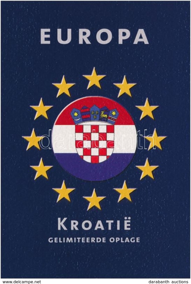 Horvátország 2001-2005. 1l - 5K (9xklf) Forgalmi Sor, 'Europa - A Tíz új Tagállam' Sorozat + 2004. 'Europa / Dubrovnik'  - Zonder Classificatie