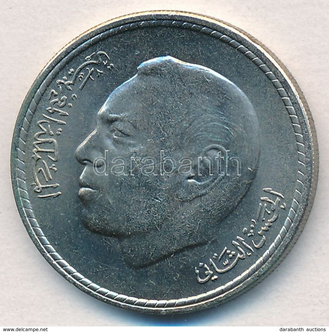 Marokkó 1975. 5D Cu-Ni 'FAO' Tanúsítvánnyal T:1-
Morocco 1975. 5 Dirhams Cu-Ni 'FAO' With Certificate C:AU
Krause Y#64 - Zonder Classificatie