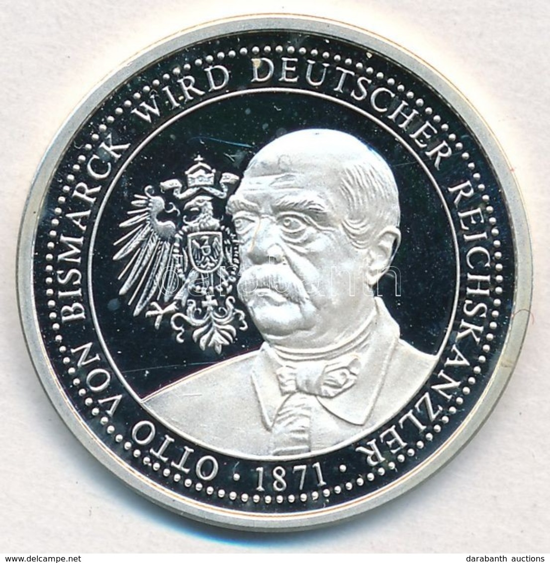 Németország 1991. 'Otto Von Bismarck' Jelzett Ag Emlékérem (8,57g/0.999/30mm) T:PP
Germany 1991. 'Otto Von Bismarck' Hal - Unclassified