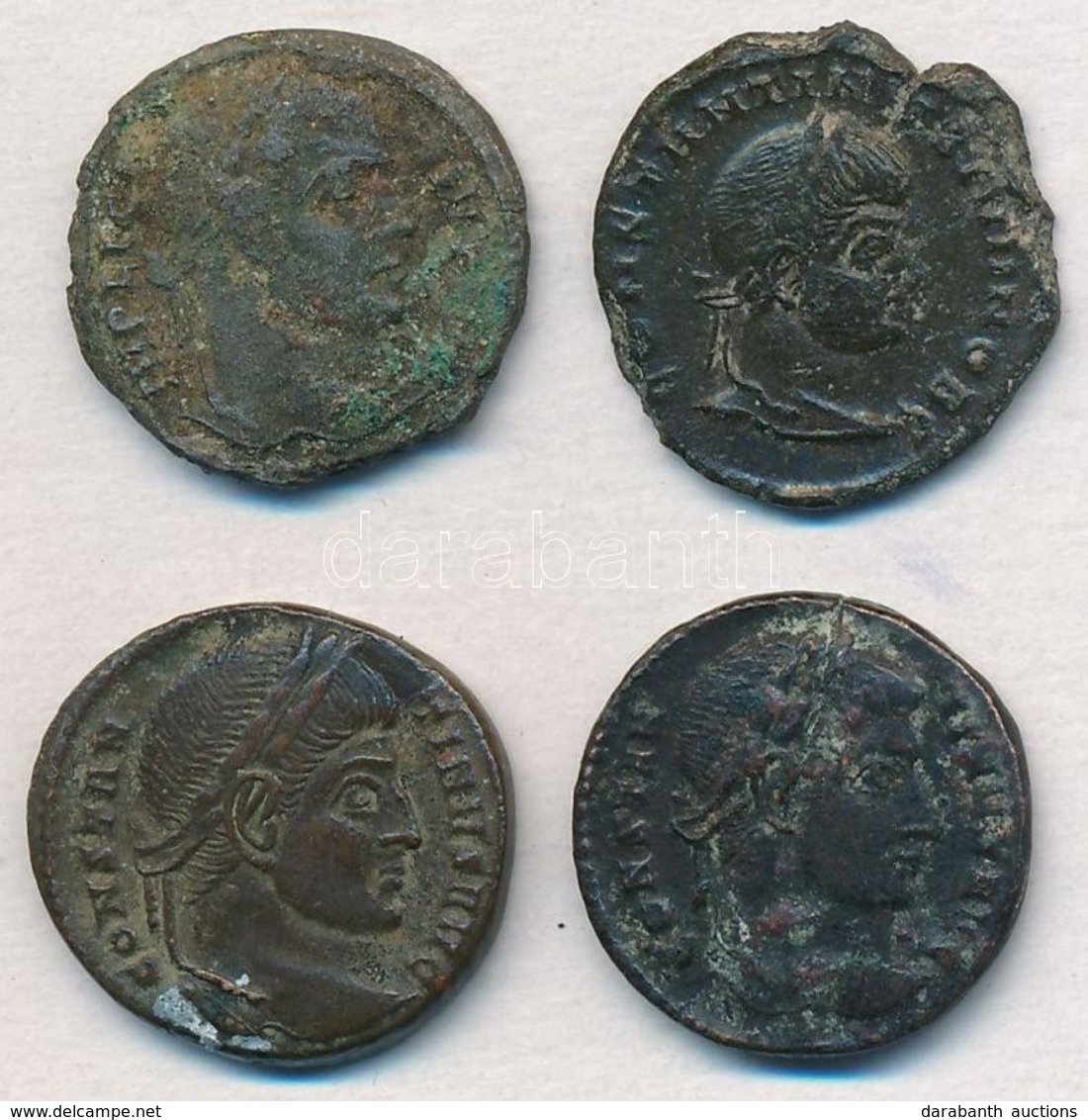 Római Birodalom 4db-os Vegyes Rézpénz Tétel, Főleg Thesszalonikiben Vert érmék A Kr. U. IV. Századból T:2-,3 Patina
Roma - Unclassified