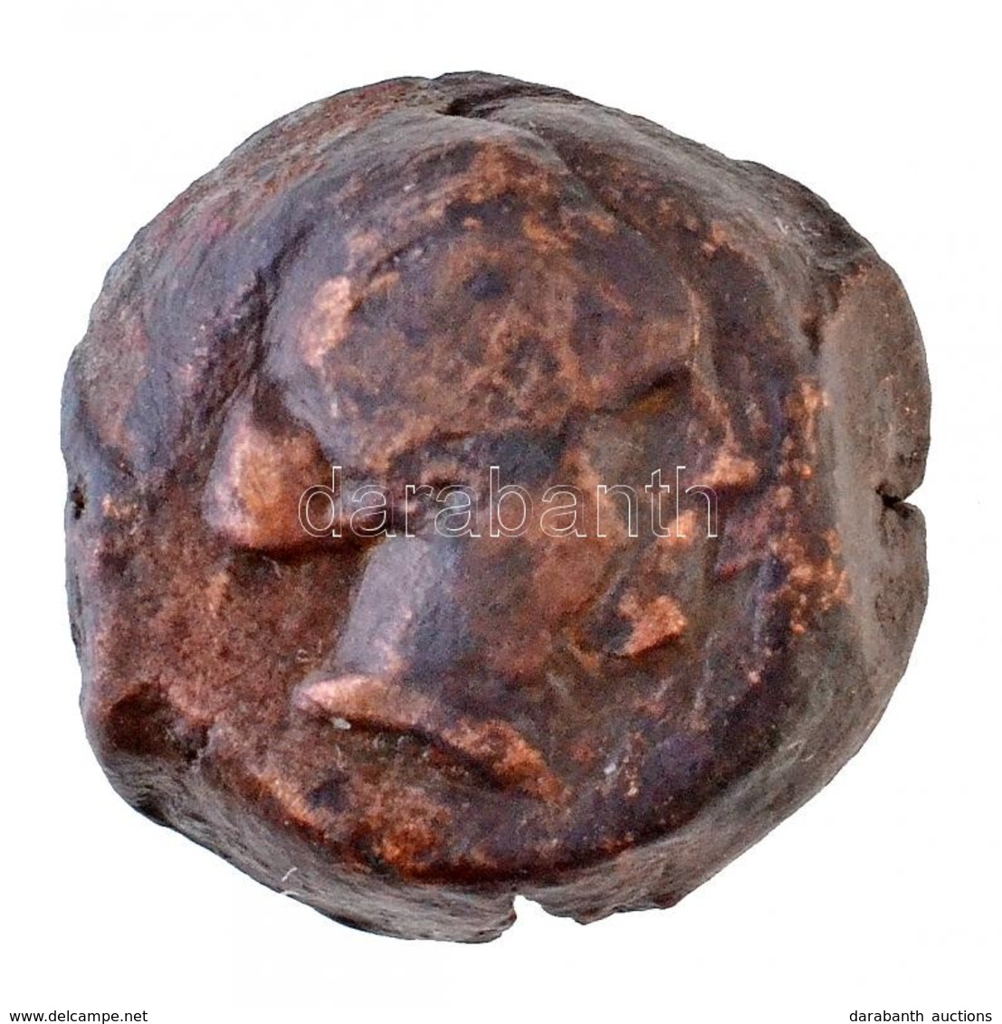 Boszporosz? Kr. E. ~IV-III. Század Brozpénz (4,56g) T:3
Bosporos? ~4th-3rd Century BC Bronze Coin (4,56g) C:F - Non Classificati