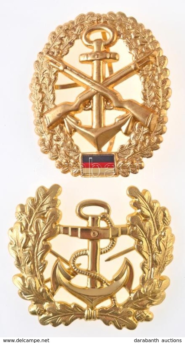 Németország DN 2db Klf Aranyozott 'Bundeswehr' Jelvény T:1-
Germany ND 2pcs Of Diff Gold Plated 'Bundeswehr' Badges C:AU - Andere & Zonder Classificatie