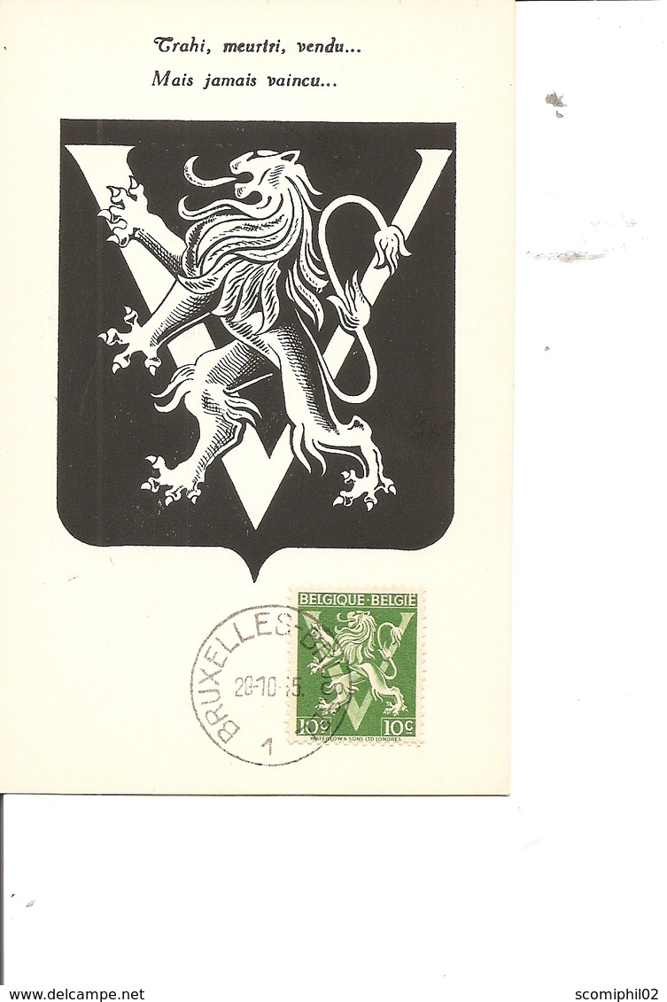 Belgique  ( CM De 1945 à Voir) - 1934-1951