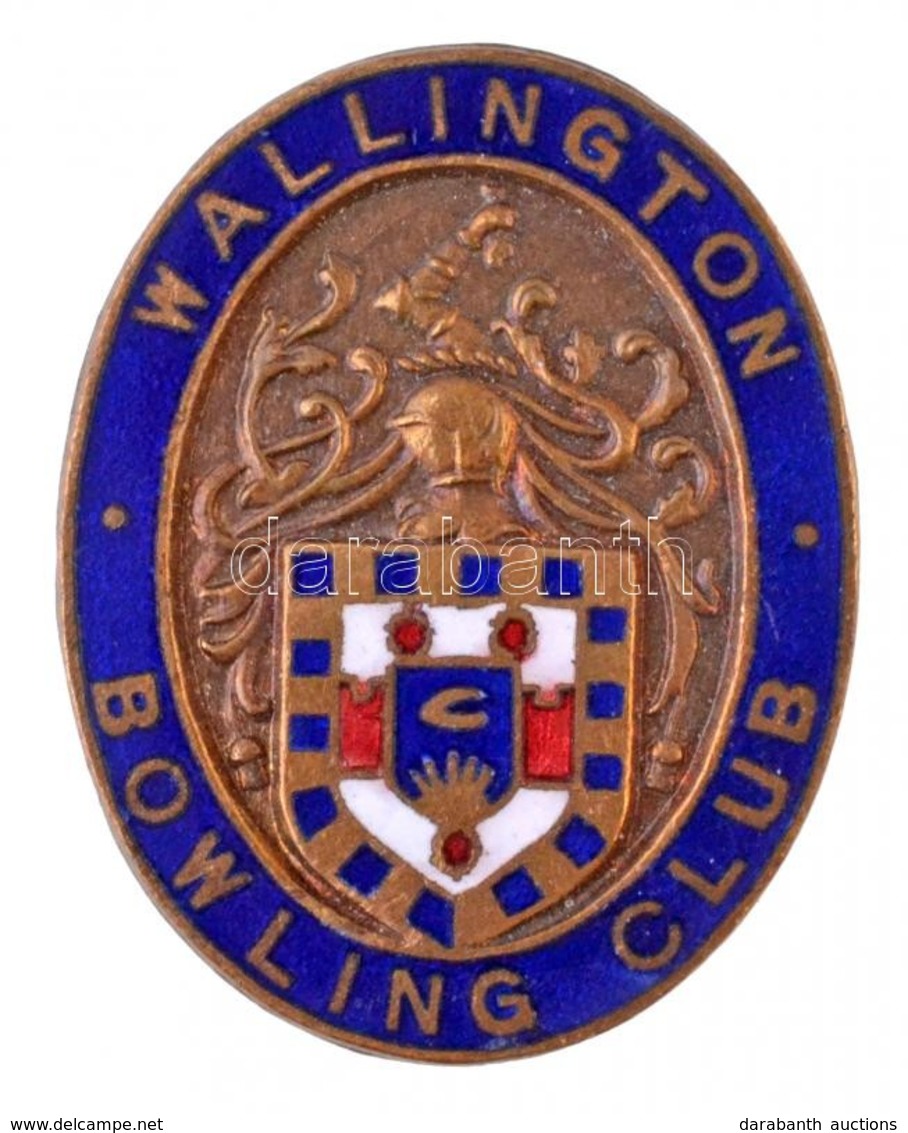 Nagy-Britannia DN 'Wallington Bowling Club' Zománcozott Jelvény Bowling Klub Jelvény (25x32mm) T:1-
Great Britain ND 'Wa - Zonder Classificatie
