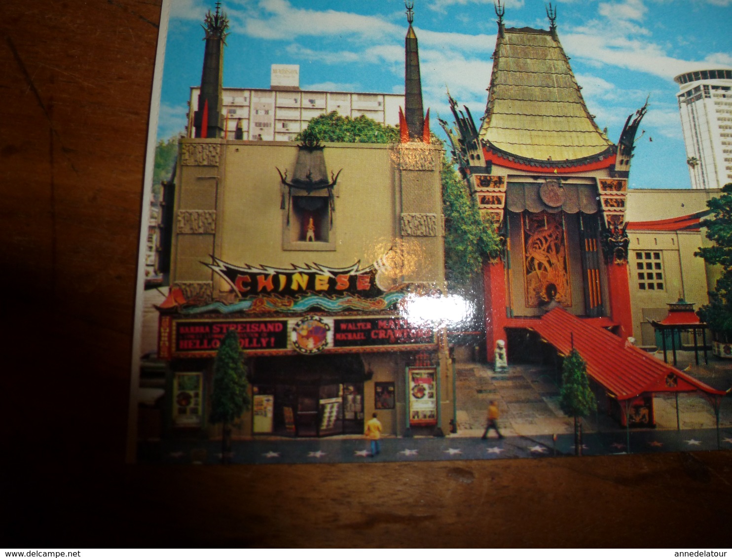 Carte Postale : Le World Famous Chinese Theatre On Hollywood Blvd - Los Angeles