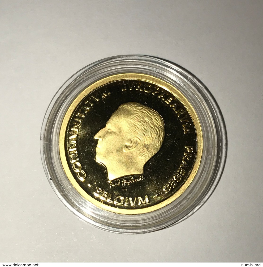 M/EC25 Belgique 50 ECU 1993 Baudouin "Présidence Belge Communauté Européenne" - OR - GOUD - GOLD - Ecus