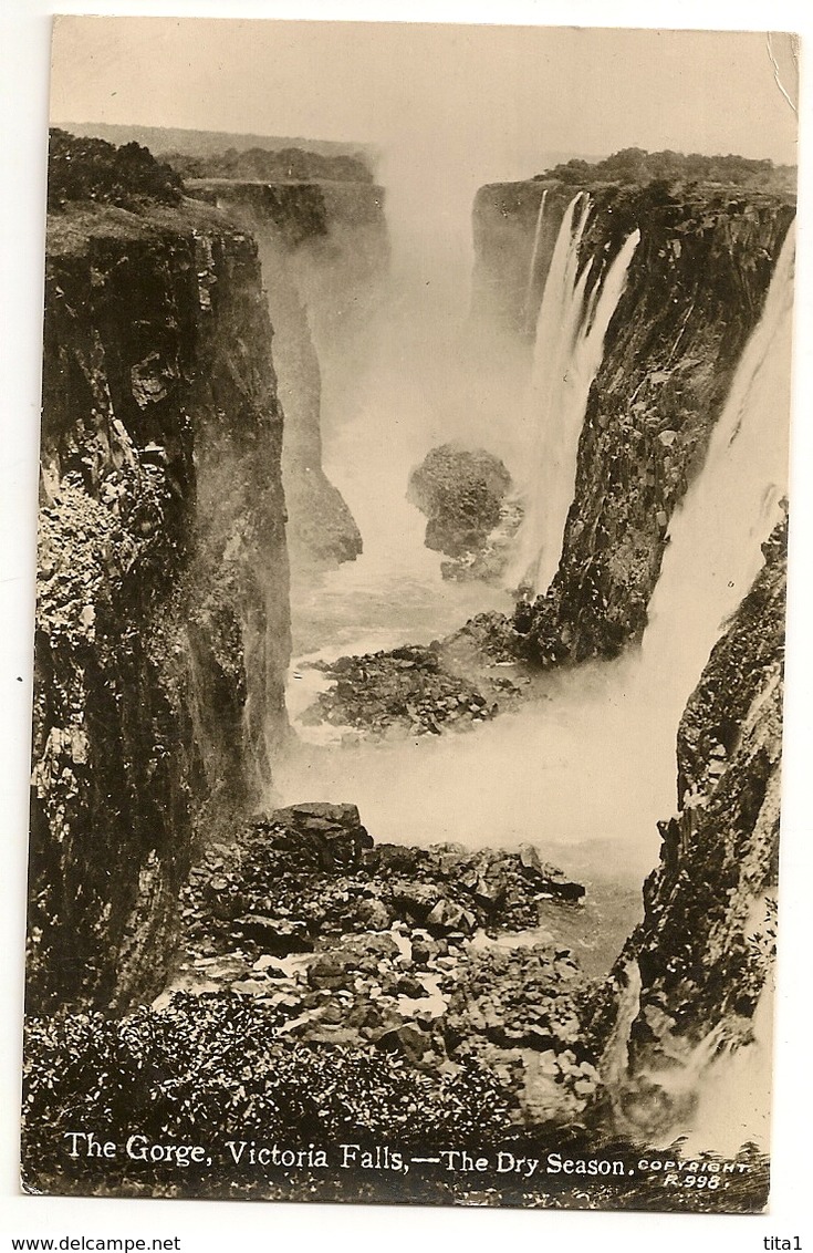 S7164 - The Gorge, Victoria Falls, The Dry Season - Zambia