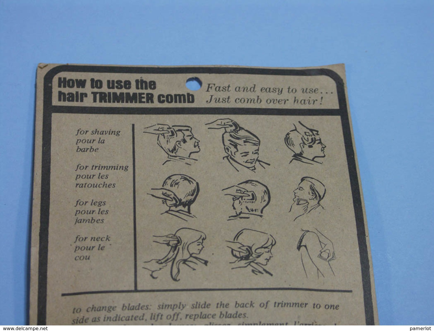 Hair Trimmer Comb -Peigne Pour Couper Les Cheveux, Dans Son Emballage Original, Made In Hong Kong - Accessories