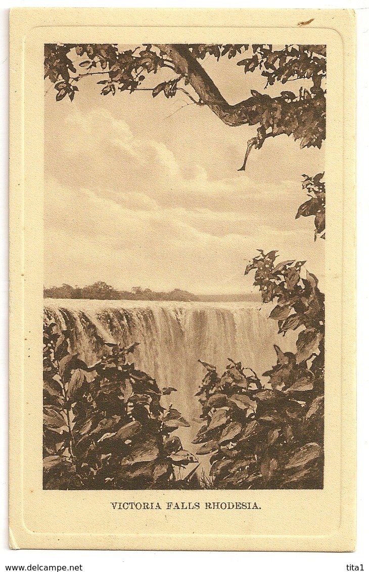 S7165 - Victoria Falls, Rhodesia - Sambia