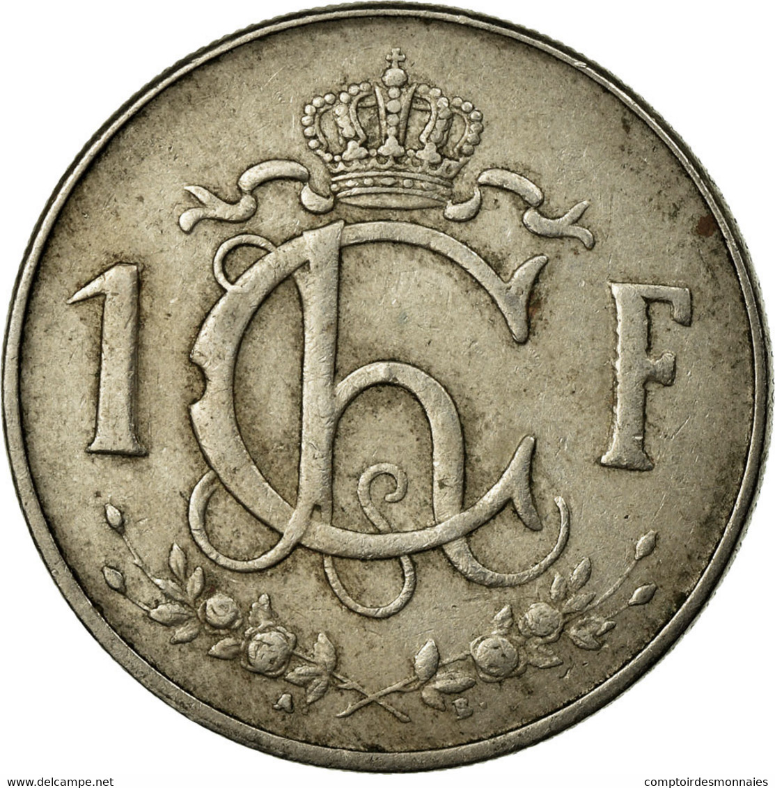 Monnaie, Luxembourg, Charlotte, Franc, 1960, TB, Copper-nickel, KM:46.2 - Luxembourg