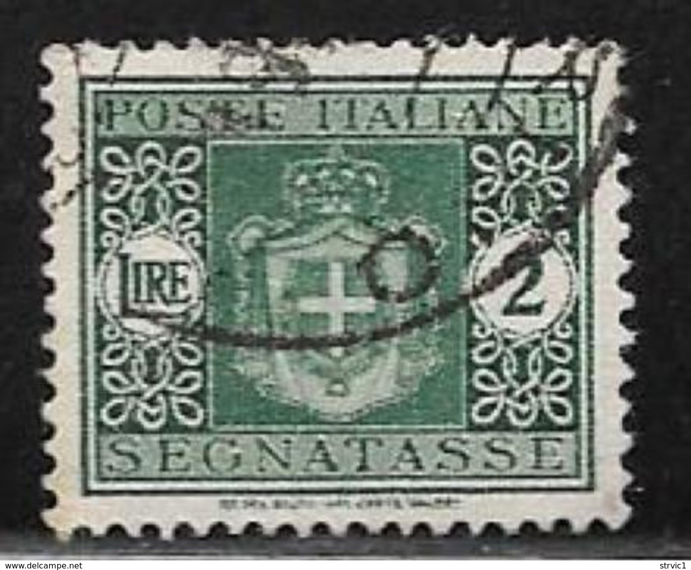 Italy Scott # J61 Used Watermarked Postage Due, 1945 - Postage Due