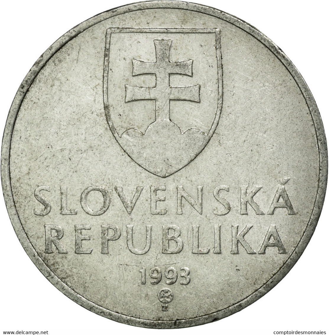 Monnaie, Slovaquie, 50 Halierov, 1993, TTB, Aluminium, KM:15 - Slowakei