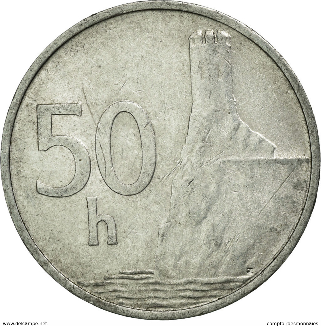 Monnaie, Slovaquie, 50 Halierov, 1993, TTB, Aluminium, KM:15 - Slowakei