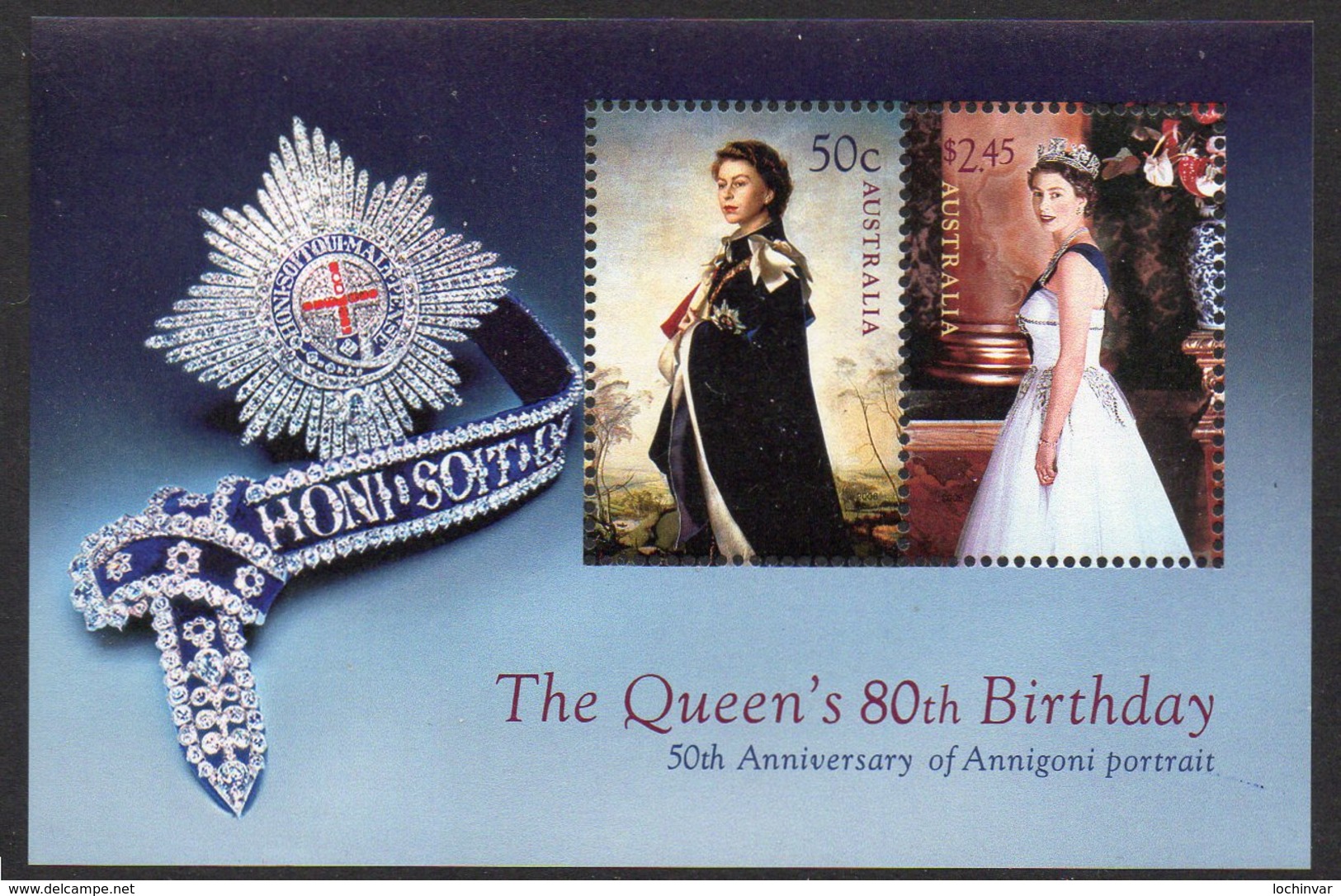 AUSTRALIA, 2006 QUEENS BIRTHDAY MINISHEET MNH - Mint Stamps