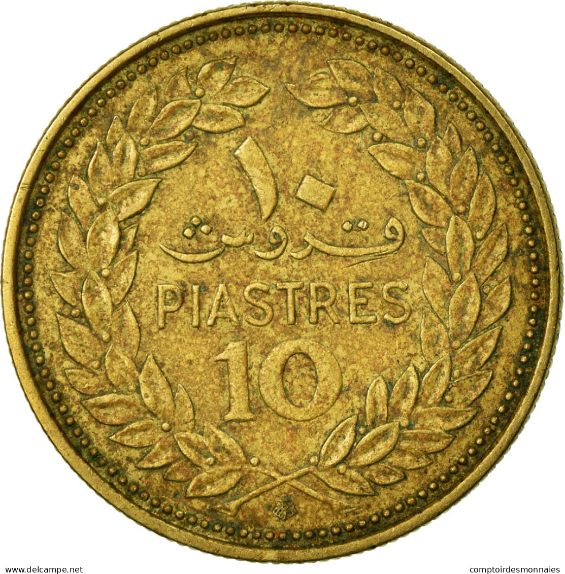 Monnaie, Lebanon, 10 Piastres, 1972, Paris, TB+, Nickel-brass, KM:26 - Liban