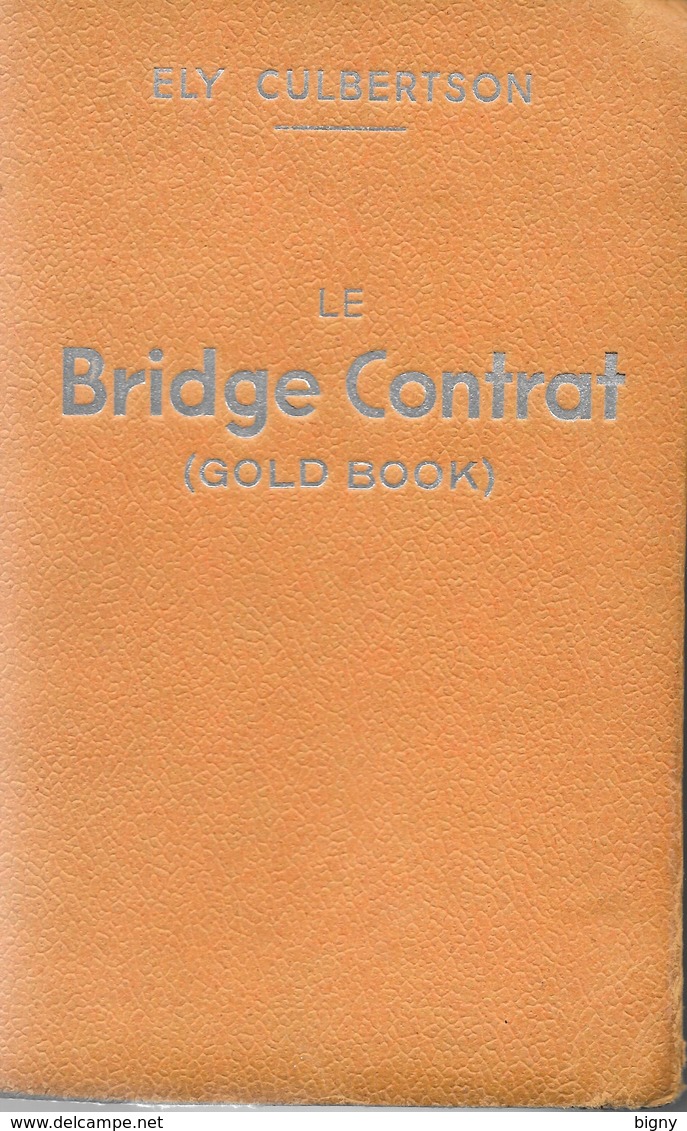 Le BRIDGE CONTRAT  " Gold-Book " - Palour Games