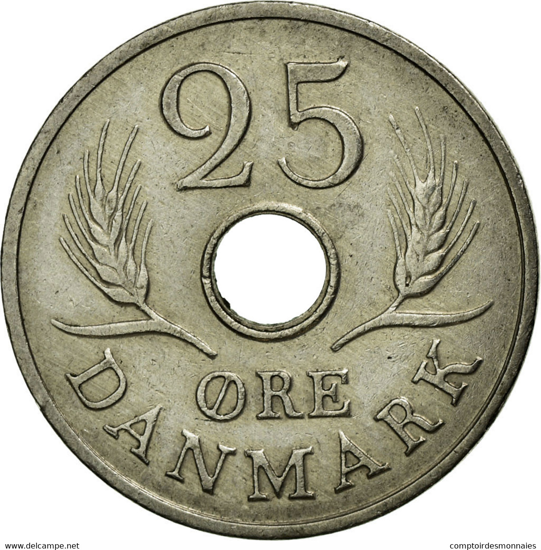 Monnaie, Danemark, Frederik IX, 25 Öre, 1957, Copenhagen, TTB, Copper-nickel - Danemark