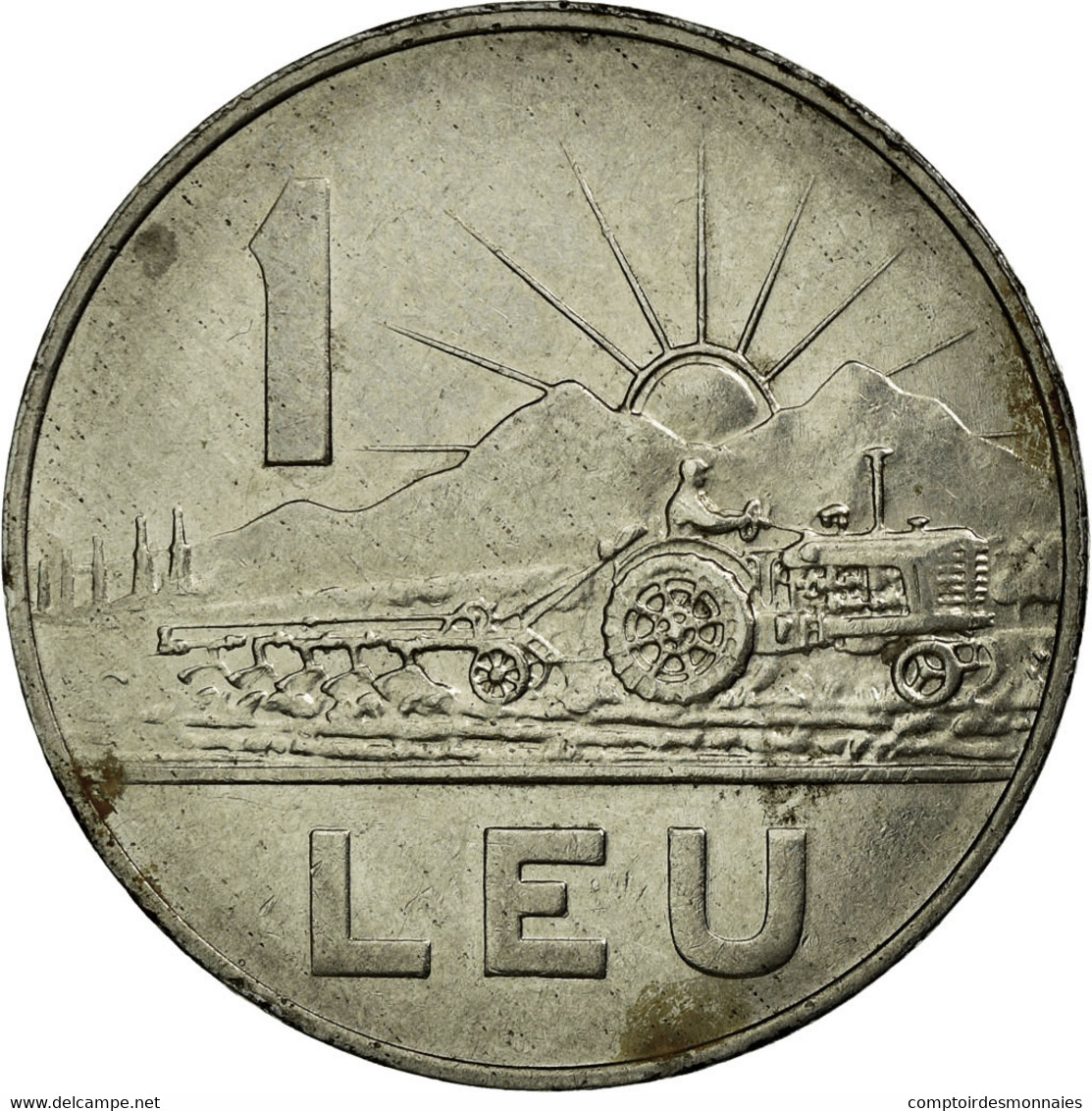 Monnaie, Roumanie, Leu, 1966, TB, Nickel Clad Steel, KM:95 - Roumanie