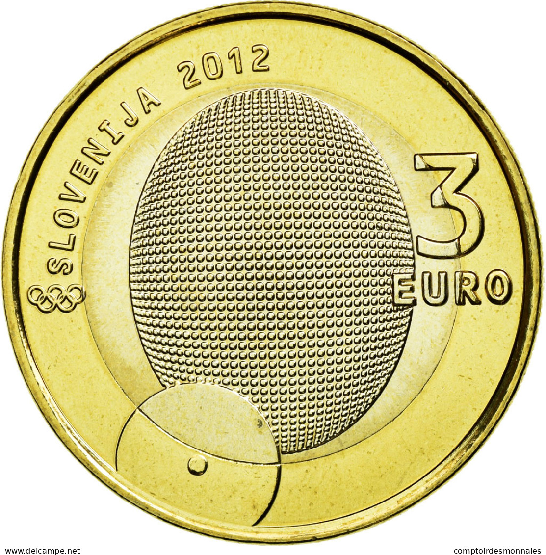 Monnaie, Slovénie, 3 Euro, 2012, SPL, Bi-Metallic, KM:109 - Slowenien