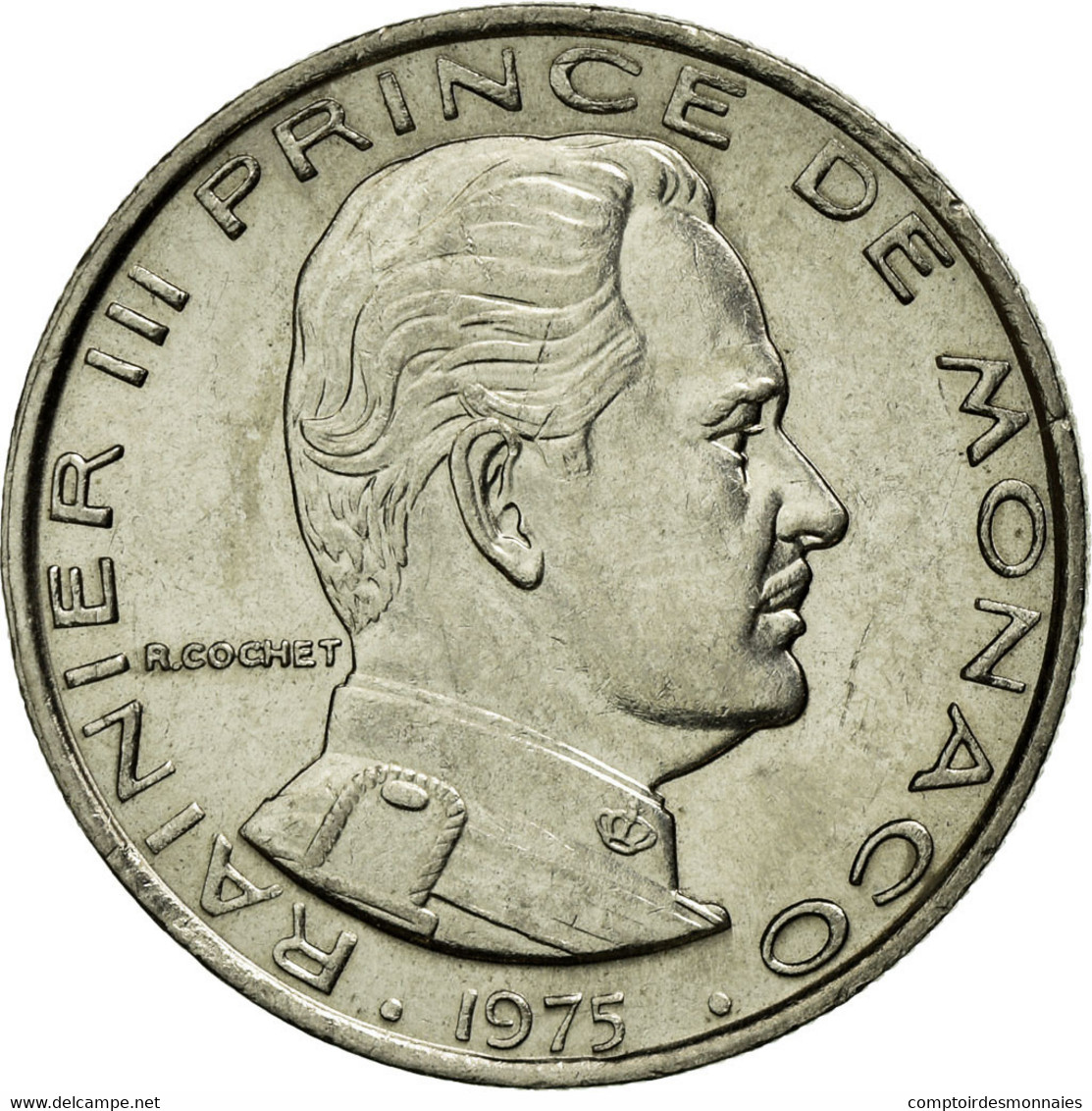 Monnaie, Monaco, Rainier III, Franc, 1975, SUP, Nickel, Gadoury:MC 150, KM:140 - 1960-2001 Nouveaux Francs