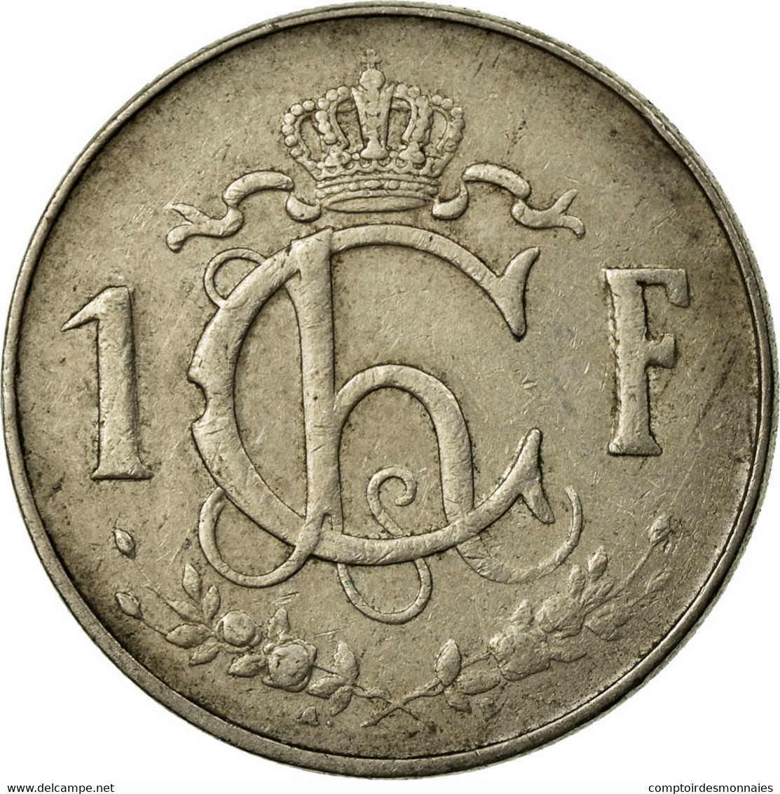 Monnaie, Luxembourg, Charlotte, Franc, 1960, TB+, Copper-nickel, KM:46.2 - Lussemburgo