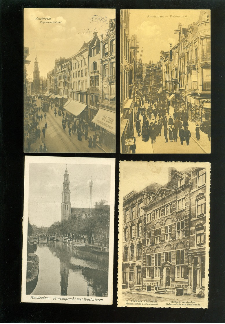 Mooi lot van 60 postkaarten van Nederland  Noord - Holland   Amsterdam  - 60 scans