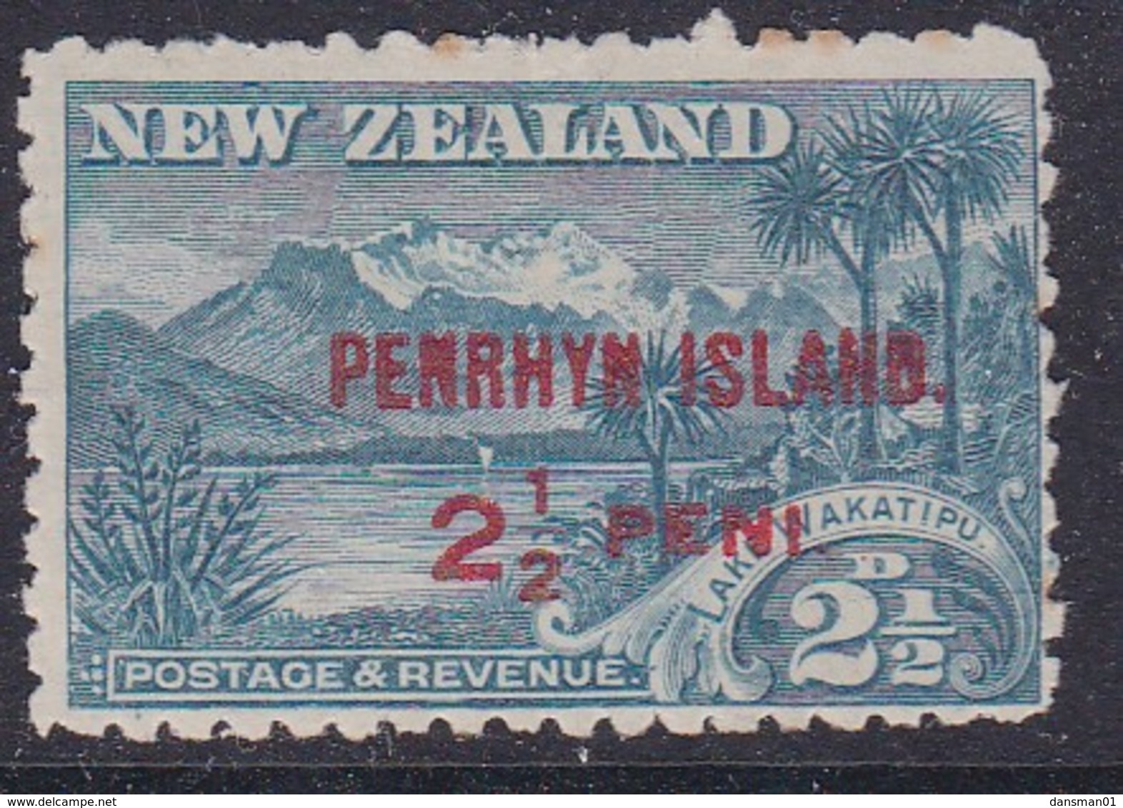 Penrhyn Island 1902 Sc 9 Mint Hinged - Penrhyn