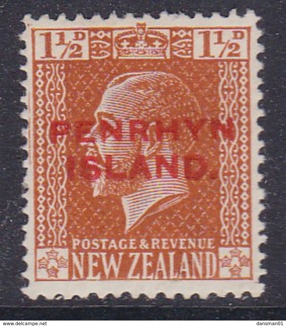 Penrhyn Island 1917 Sc 19 Mint Hinged - Penrhyn