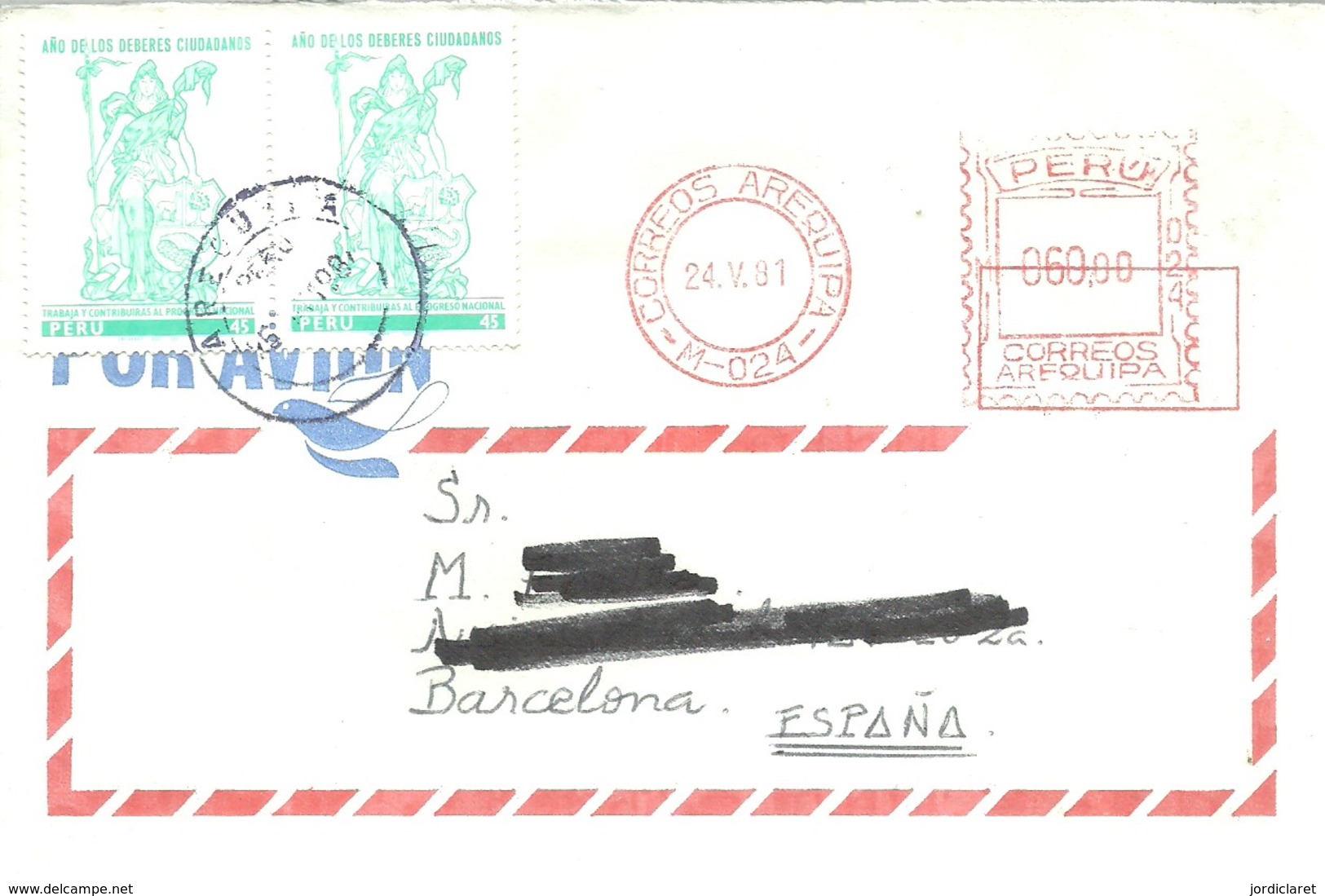 LETTER 1981 - Perú