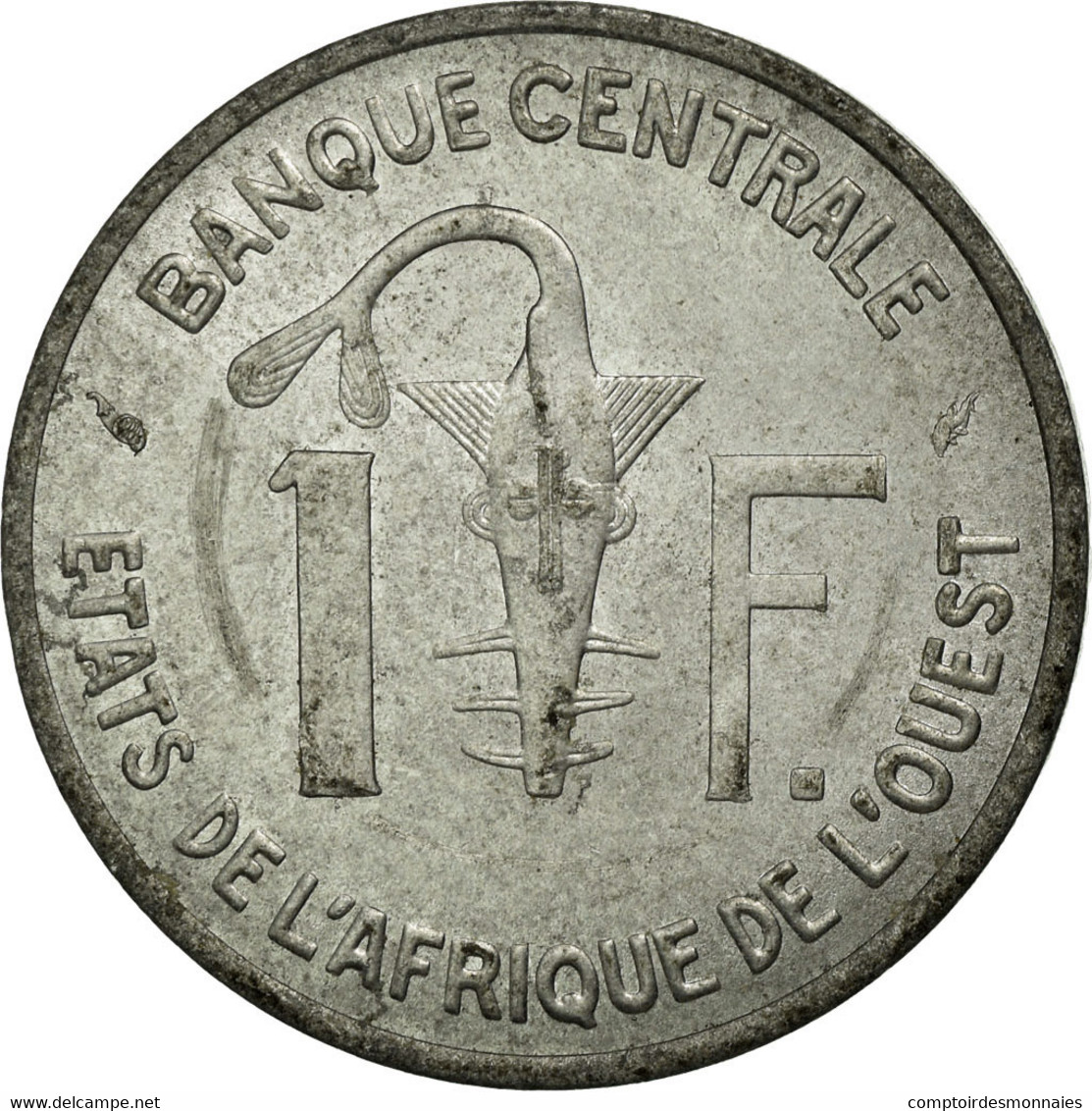 Monnaie, West African States, Franc, 1975, Paris, TB+, Aluminium, KM:3.1 - Costa De Marfil