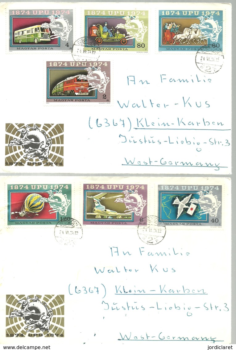 HUNGRIA 1974 - FDC