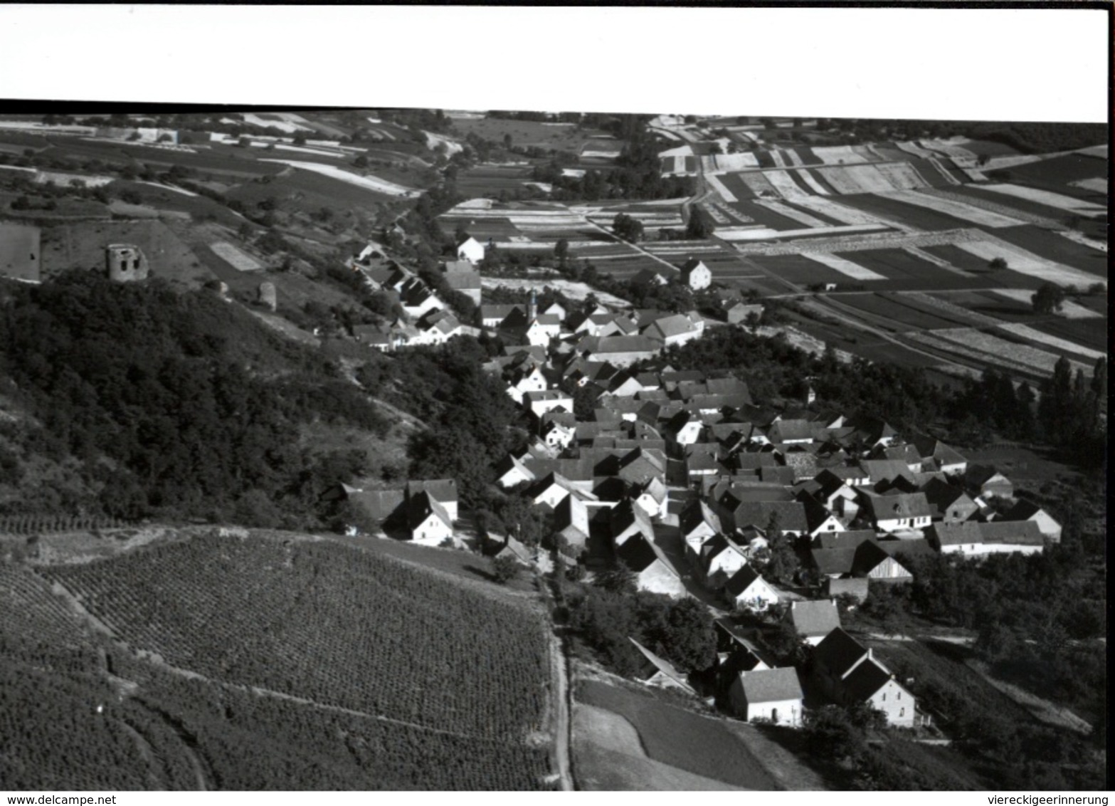 ! Gutenberg Bei Meisenheim, Luftbild 1935, Moderner Abzug Nr. 22600, Format 17,8 X 12,7 Cm - Sonstige & Ohne Zuordnung