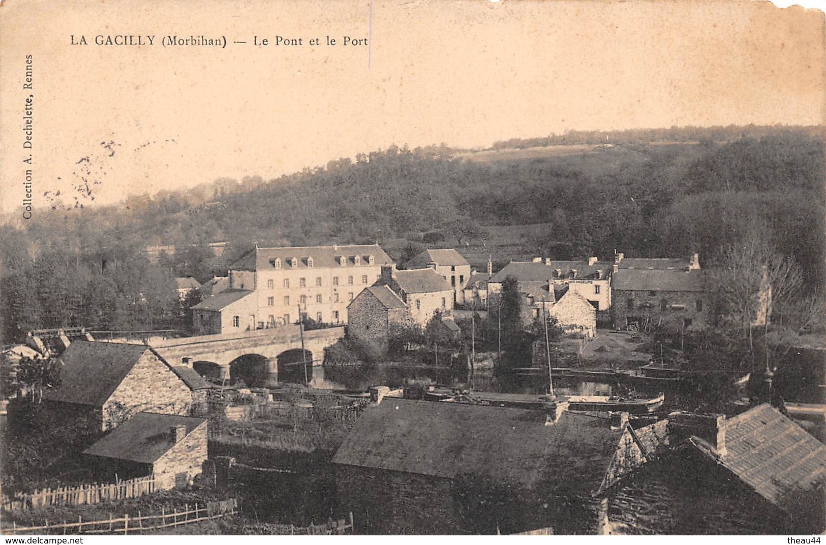 ¤¤   -   LA GACILLY    -  Le Pont Et Le Port  -   ¤¤ - La Gacilly