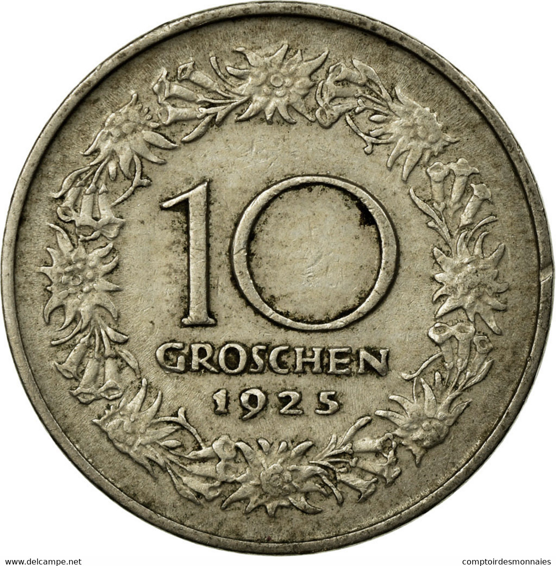 Monnaie, Autriche, 10 Groschen, 1925, TB+, Copper-nickel, KM:2838 - Autriche