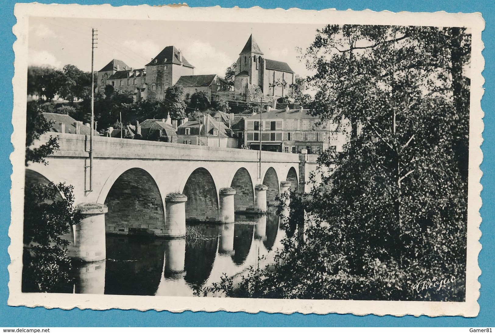 LE BLANC - Le Pont Et Le Vieux Château - Carte Circulé 1947 - Le Blanc