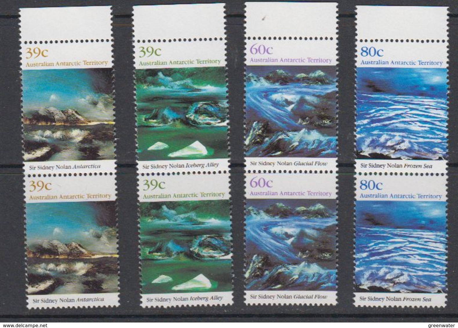 AAT 1989 Nolan Paintings 4v (pair)  ** Mnh (41526A) - Ongebruikt