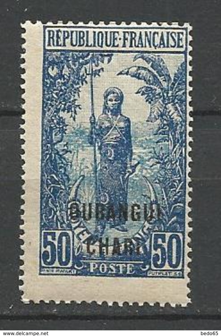 OUBANGUI N° 37 Gom Coloniale NEUF** SANS CHARNIERE / MNH - Neufs