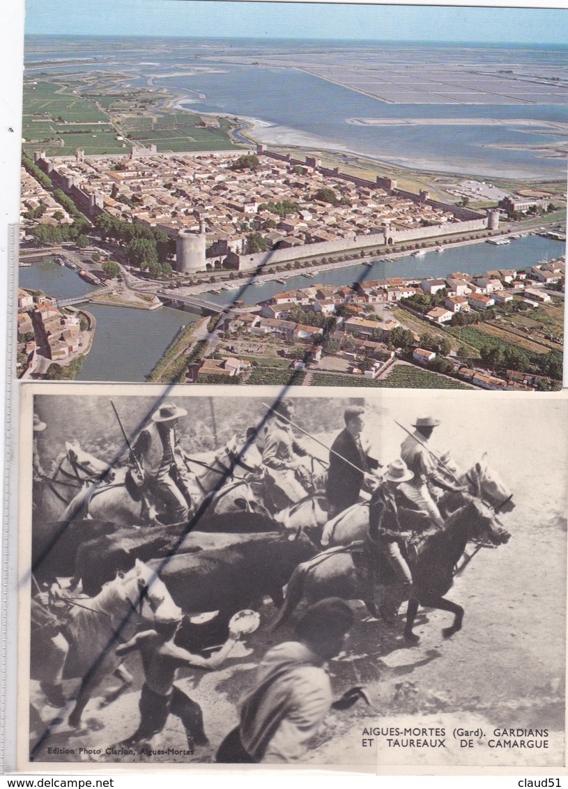 Aigues Mortes (30) Lot De 4 Cartes , Voir Scan Recto -verso - Aigues-Mortes