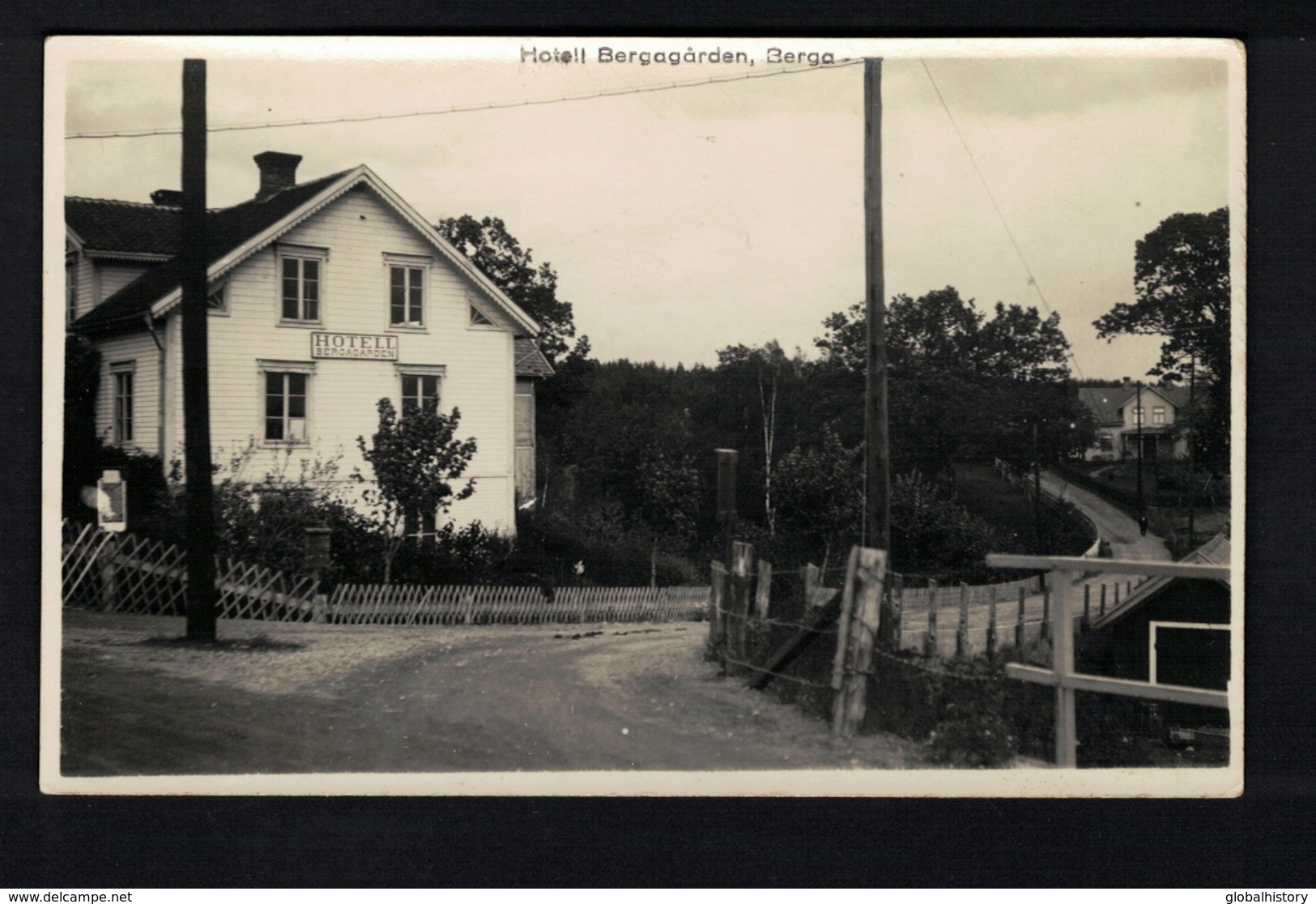 DE1820 - SWEDEN - BERGA - HOTELL BERGAGARDEN - Suède