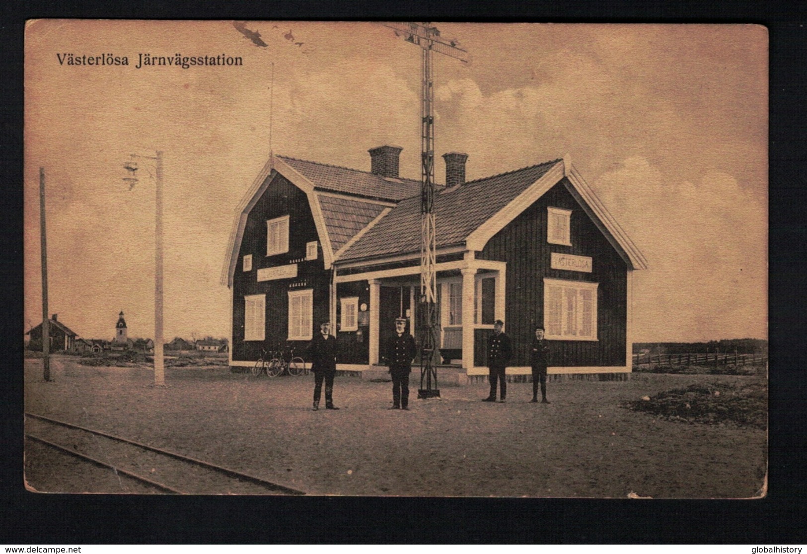 DE1822 - SWEDEN - VÄSTERLÖSA - JÄRNVÄGSSTATIO - RAILWAYSTATION - Suède